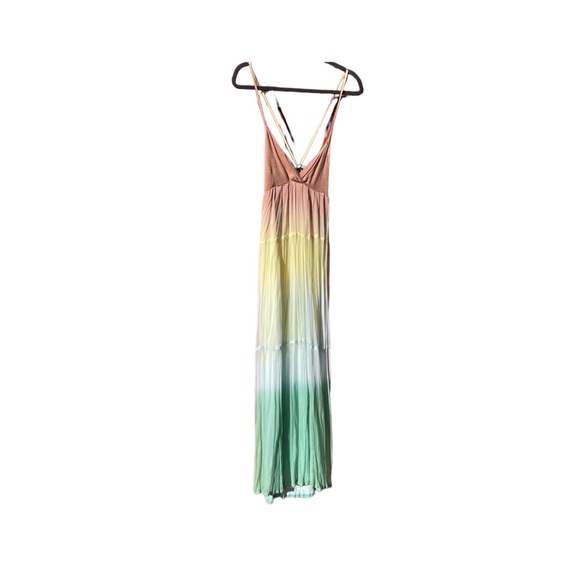 Letarte Dresses & Skirts - Letarte Ombre Layered Chiffon Halter Dress